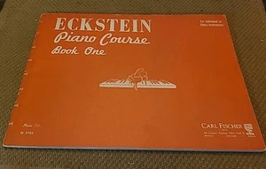 Eckstein Piano Course Book One (1961, rústica) De colección - Imagen 1 de 7