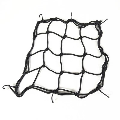Motorcycle Tank Net Bungee 30*30CM Helmet Luggage Storage holder Black Accessory - Image 1 of 4