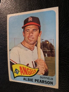 1965 TOPPS BASEBALL SET #358 Albie Pearson, Los Angeles Angels, VG/VGEX - Picture 1 of 3