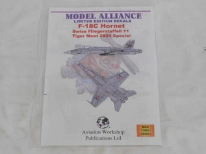 1/72 Model Alliance F-18C Hornet Swiss Fliegerstaffell 11 Tiger Meet 2004 NEW - Picture 1 of 2