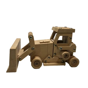 Vintage Tonka Wooden Bulldozer Toy - Picture 1 of 5