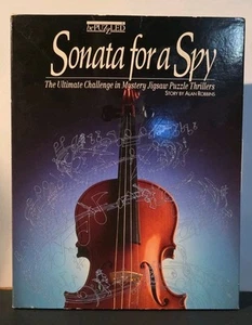 Sonata for a Spy Mystery Jigsaw Puzzle Thriller by Bepuzzled 1000 Pcs Complete - Picture 1 of 9