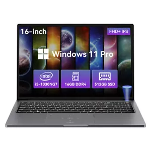 Blackview Laptop 16in Intel® Core i5 16GB RAM 512GB SSD Windows 11 Pro Notebook - Picture 1 of 12