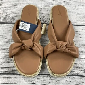 Sandalias informales anudadas Universal Thread Dena para mujer talla 11 sin cordones punta abierta NUEVAS - Imagen 1 de 6