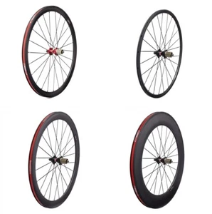 Llanta de rueda trasera para bicicleta 700CRoad con freno en V Novatec F372SB buje trasero 24 orificios de radios - Imagen 1 de 26