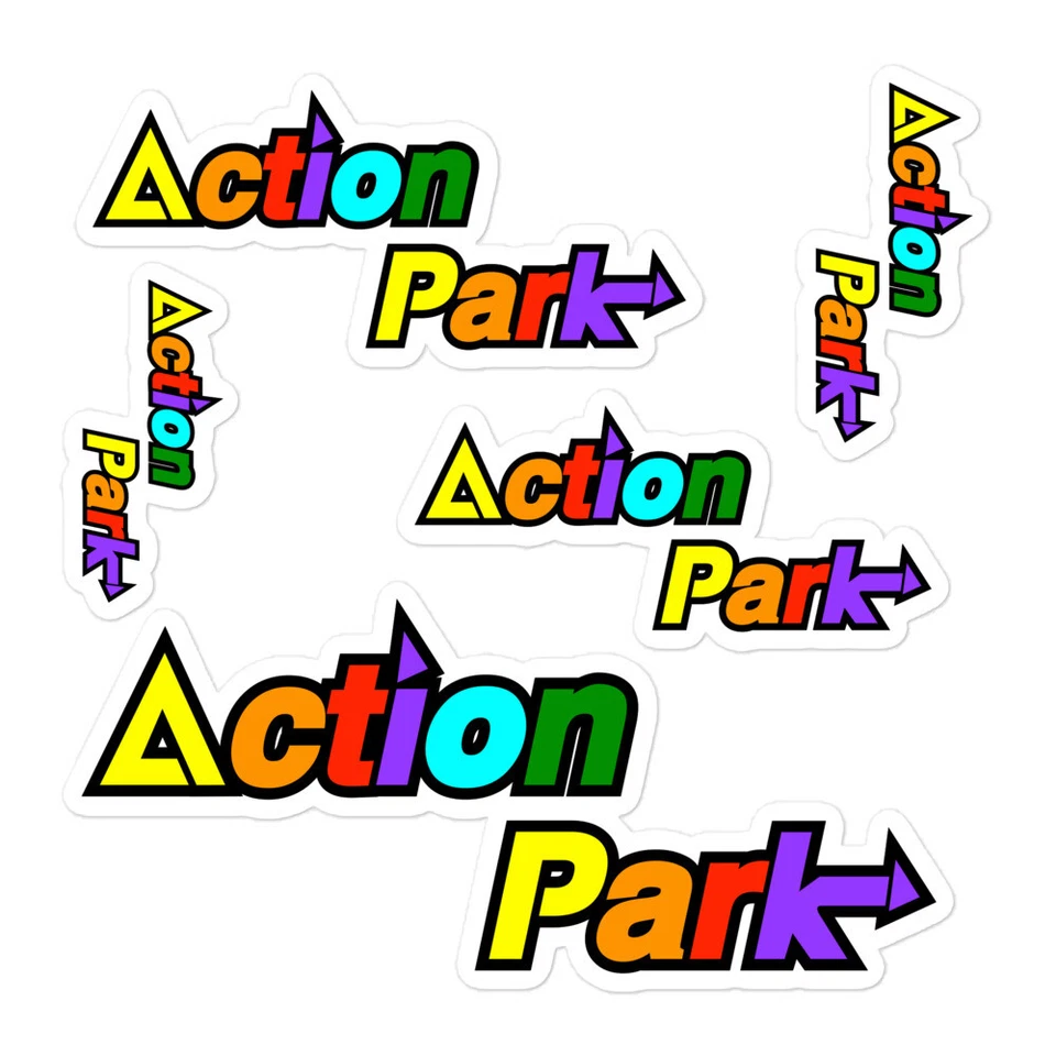 JUDE WEAR Action Park Stickers (5)