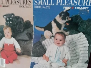USED Coats & Clark's***SMALL PLEASURES***to knit & crochet - Picture 1 of 1