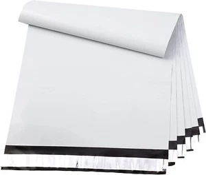 Poly Mailer Umschläge 100er-Pack Versandtaschen mit selbstklebend, wasserdicht - Bild 1 von 16