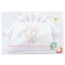 Set lenzuola per culla lettino La Fatina 04137RR