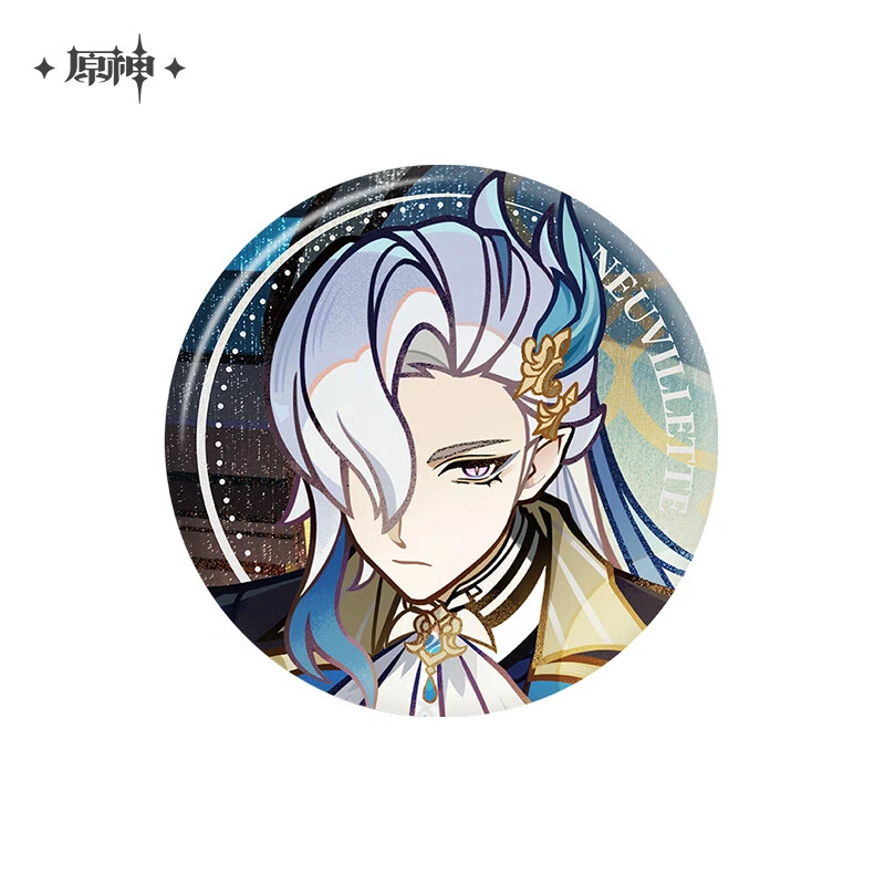 miHoYo Genshin Impact Badge Neuvillette Version Trailer Official Goods Original - Image 1 of 1