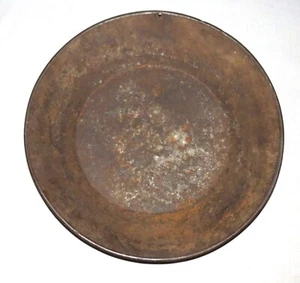 Pan in metallo dorato chiusura 16,1/2 pollici - vintage - moderata ruggine e usura - F - Foto 1 di 4
