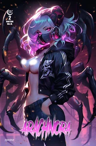 Everette Hartsoe ARACHNORA #2- COVER M HOLOFOIL ANIME nsfw HORROR COMIC ADULT - Picture 1 of 1