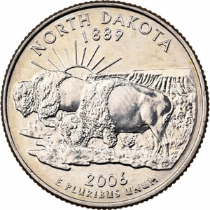 [#1501309] United States, Quarter, Quarter Dollar, 2006, U.S. Mint, North Dakota - Picture 1 of 2