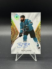 BRENT BURNS 2021-22 Upper Deck Ultimate Collection - Gold AUTO BOOK END #’d 1/35