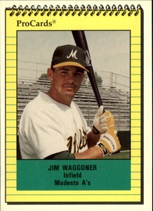1991 Modesto A's ProCards #3100 Jim Waggoner
