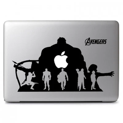 Laptop Notebook Macbook Air Pro 13 15 Linda Divertida Calcomanía Adhesiva Mod Diseño Envoltura Foto 1 de 2