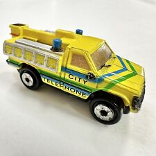 Vintage MICRO MACHINES Yellow Chevy Utility Truck City Telephone Galoob 1989