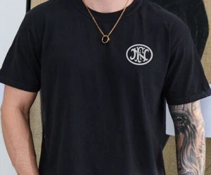 FN Herstal T-Shirt auf Premium Vintage schwarz Komfortfarben T-Shirt - Bild 1 von 6