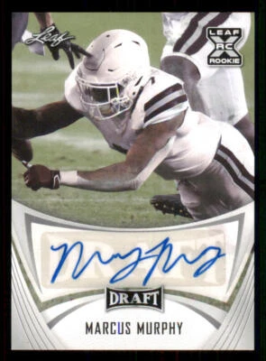 2021 Leaf Draft AUTO #BAMM1 Marcus Murphy - Image 1 of 2