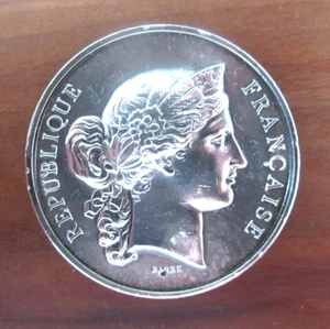 FRANCE-1874- CERES - SILVER MEDAL - RARE - Picture 1 of 2