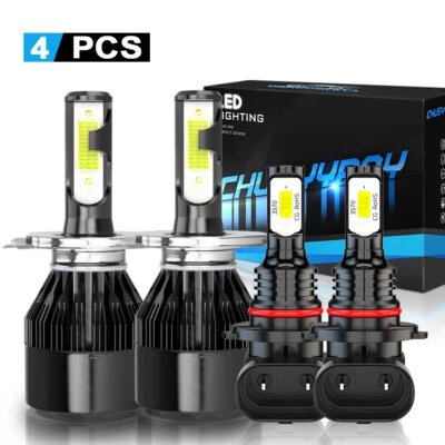 Combo faros LED de haz alto y bajo + kit de bombilla antiniebla para Toyota Hilux 2004-2019 Foto 1 de 4