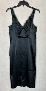 Vestido de cóctel vintage negro de encaje recortado D&G by Dolce & Gabbana - Imagen 1 de 10