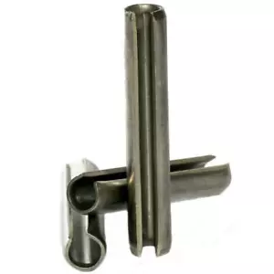 M6 - 6mm Stainless Steel Slotted Spring Tension Pins Sellock Roll Pins DIN 1481 - Picture 1 of 1