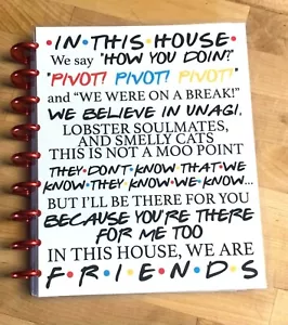 Friends In This House *Pivot* Cover Set for use with Classic Happy Planner~ - Picture 1 of 4
