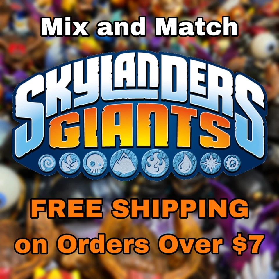 Skylanders Giants Figures $7 MINIMUM ORDER for free shipping Mix and Match - Image 1 of 1