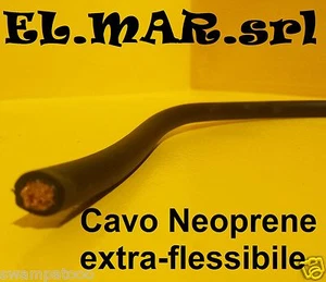 Cavo Neoprene 35 mm x Saldatrice massa pinza portaelettrodo saldatura flessibile - Foto 1 di 1