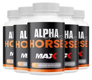 Alpha Horse MAX Pills for ED Men Alpha Horse Male for ed & Vitality (5 Pack) - Picture 1 of 7