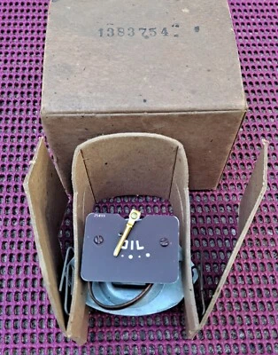 1951 1952 DeSoto Deluxe Custom S15 NOS MoPar Instrument Cluster OIL GAUGE - Image 1 of 3