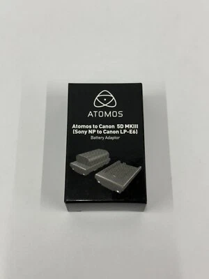 Atomos Atomplt001 Canon 5D MKIII - Sony NP to Canon LP-E6 Battery Adapter - New