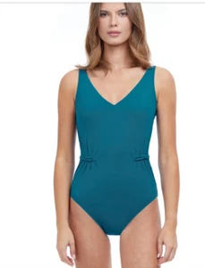 Swimsuit Gottex New Colour Petrol Aust and UK size 10 - US size8 NWT - Picture 1 of 7