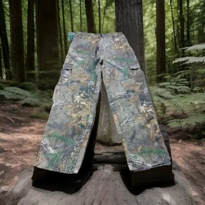 Real Tree Edge Ranger Camouflage Cargo Pants Medium Adjustable Waist 16 23x26 - Picture 1 of 13