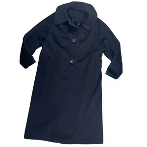 Cappotto vintage Blin & Blin per Lilli Ann nero tre bottoni S5 - Foto 1 di 8