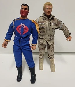 GI Joe Cobra Commander & Duke Actionfigur 12 Inch mit Kleidung Stiefel - Bild 1 von 5