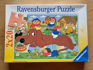 Biete 2x Mainzelmännchen Puzzle Ravensburger, je 2 x 20 Teile, aus 1980 und 1992 - Bild 1 von 4
