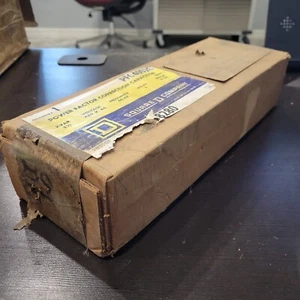 PFC4002C SQUARE D POWER FACTOR CORRECTION CAPACITOR 480VAC 60HZ 3 POLE NEW $259 - Picture 1 of 5