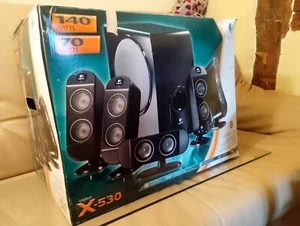 Logitech X-530 5.1 Surround System Boxen Set 140 Watt max Power Speaker - Bild 1 von 8