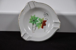 Patrón floral vintage de cenicero chino pequeño Japón - Imagen 1 de 4