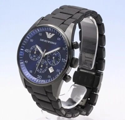 Emporio Armani Sport AR5921 Blue Dial Men's Brand New Watch - Image 1 of 3