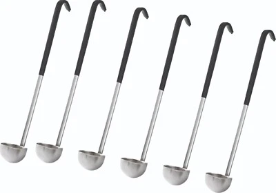 Vollrath 58011   1 Ounce Ladle with Black Kool-Touch Handle Stainless Steel - Image 1 of 2
