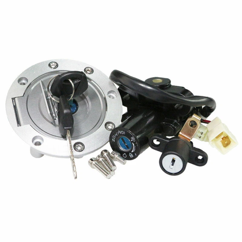 Ignition Switch Lock Set Fuel Gas Cap For Yamaha FZ6 2004-2009 FZ6R 2009-2014 - Изображение 1 из 1