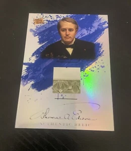 2023 Pieces of the Past Thomas Edison Authentic Relic #POTP-18 - Picture 1 of 2