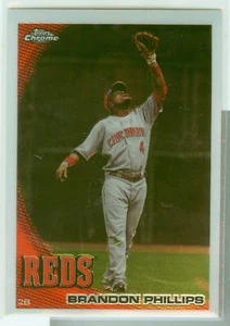 Brandon Phillips Cincinnati Reds 2010 Topps Chrome Card - Picture 1 of 1