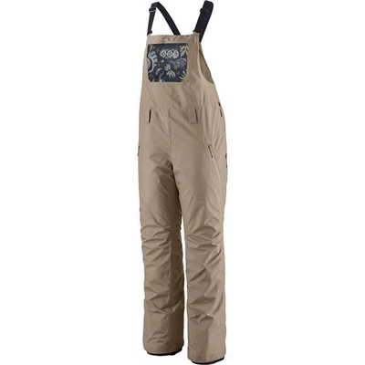 Женские штаны Patagonia Powder Town Bib цвет Seabird Grey 31650-SBDY размеры XS-XL - Изображение 1 из 4