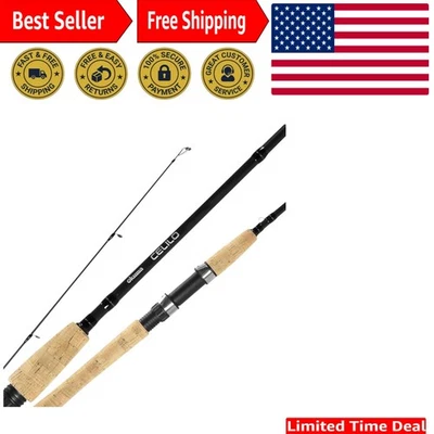 Varilla de trucha de alto rendimiento de 6'6" con agarre dividido y componentes de acero inoxidable Foto 1 de 2