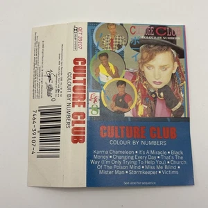 Culture Club Color By Numbers ✅ Cassette Cover Insert Only ✅ 1983 Virgin Record - Bild 1 von 5