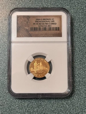 2009-S PROFESSIONAL LIFE PROOF LINCOLN CENT NGC PF70RD ULTRA CAMEO - Image 1 of 2
